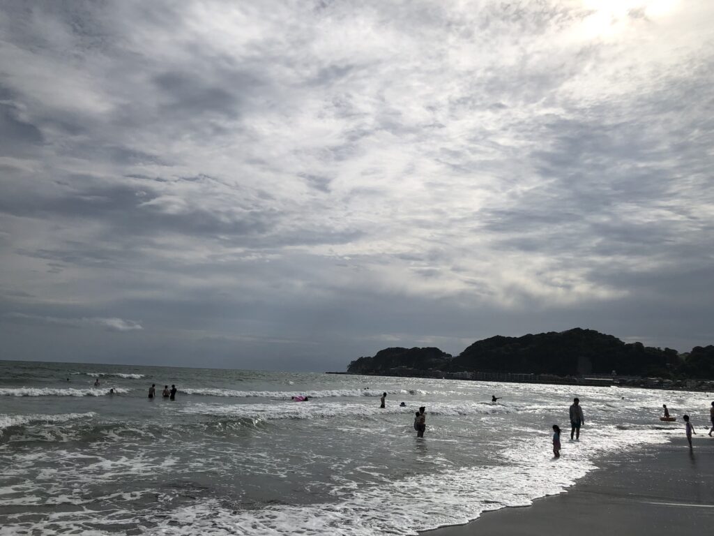 今日の由比ガ浜