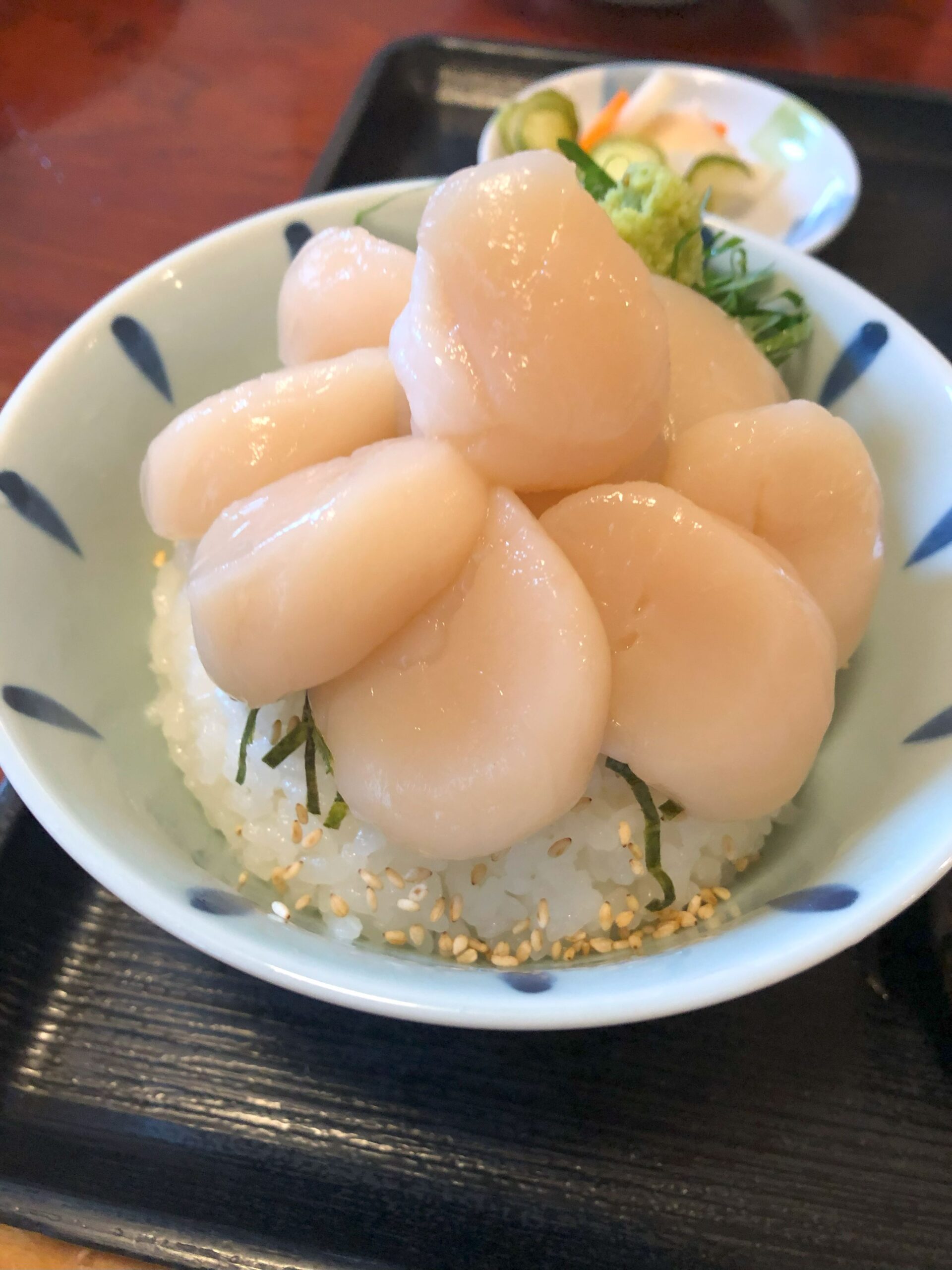 生ほたて丼